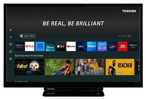 Toshiba 24" HD Ready Vidaa TV 24WV3F63DA