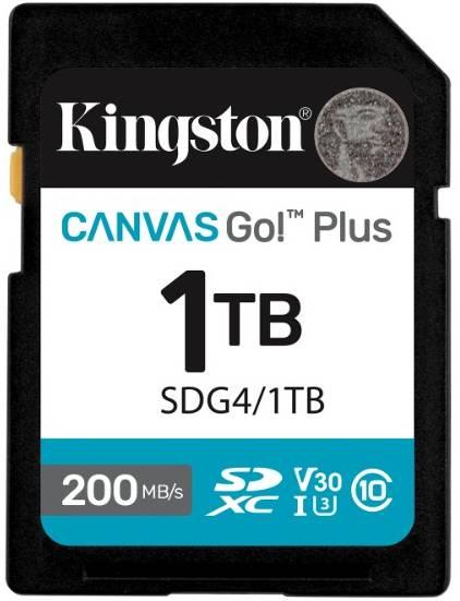 Kingston Canvas Go! Plus Gen4 R200/W160 SDXC 1TB (SDG4/1TB)