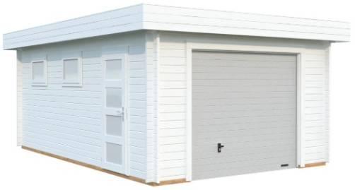 Palmako Rasmus 19,0 m² mit Sektionaltor lackiert