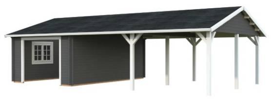 Palmako Roger 19,0 + 33,2 m² ohne Tor lackiert