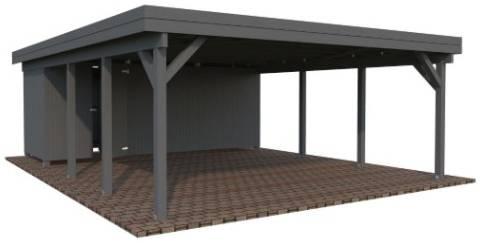 Palmako Karl 40,6 m² inkl. Geräteraum lackiert