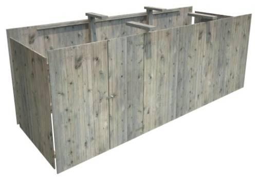 Palmako Karl 40,6 m² Anbauschuppen tauchimprägniert