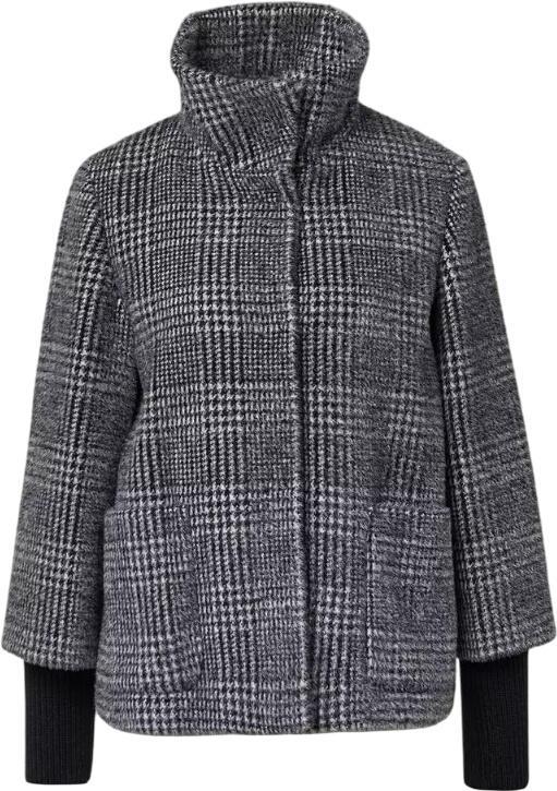 S.Oliver BLACK LABEL Jacke mit Stehkragen und Rippstrick-Manschetten (2174159)