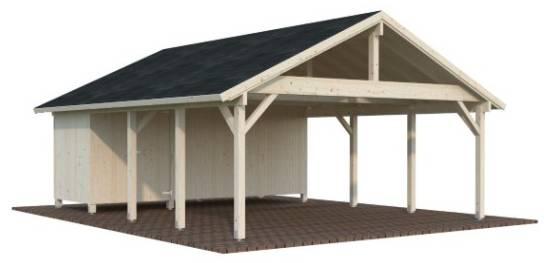 Palmako Robert 40,6 m² mit Geräteraum tauchgrundiert Palmako Robert 40,6 m² mit Geräteraum tauchgrundiert