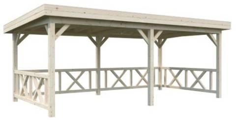 Palmako Connect Lenna 16,6 m² Set 307 naturbelassen