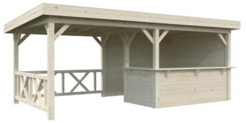 Palmako Connect Lenna 16,6 m² Set 310 naturbelassen