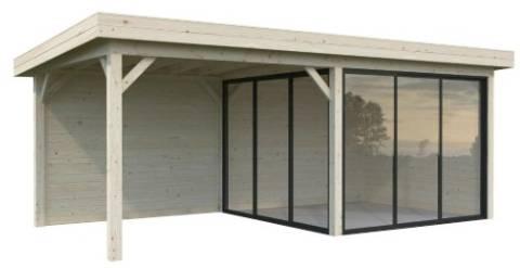 Palmako Connect Lenna 16,6 m² Set 405 Slide naturbelassen