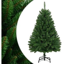 vidaXL Künstlicher Weihnachtsbaum Klappbar mit Ständer grün 150 cm (357778)