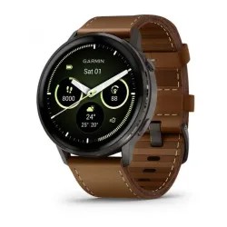 Garmin Venu 4 45 mm mit Leder-Armband Garmin Venu 4 45 mm mit Leder-Armband