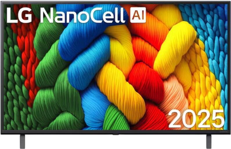 LG 43" NanoCell AI NANO80 4K Smart TV 2025 43NANO80A6B
