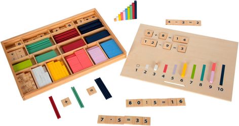 Small Foot Lernbox Rechenstäbchen mit Zahlen Educate (12559)
