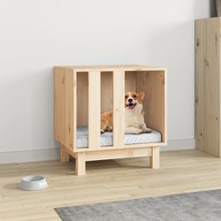 vidaXL Hundehütte Massivholz Kiefer 50 x 40 x 52 cm (822471)