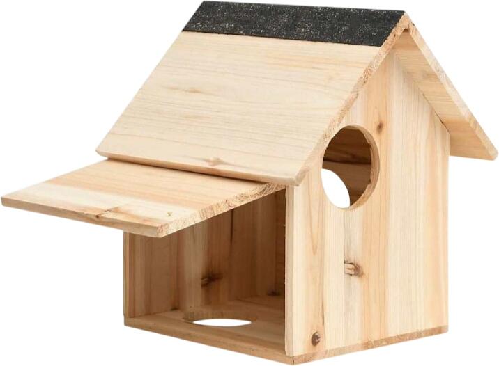 vidaXL Eichhörnchenhaus Tanne Massivholz 26 x 25 x 29 cm (314821)