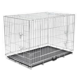 vidaXL Faltbare Hundebox Metall XXL (170219)