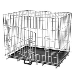 vidaXL Faltbare Hundebox Metall L (170217)