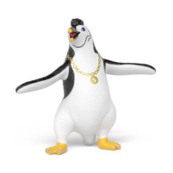 Schleich Die Schule der magischen Tiere - Juri der Pinguin mit Goldkette (14958)