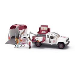Schleich Horse Club - Mobile Tierärztin mit Anhänger (42704)
