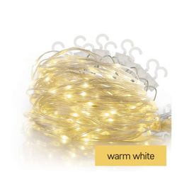 Emos LED Weihnachtliche Drop-Kette - Eiszapfen 2,9 m warm-weiß (D3CW01)