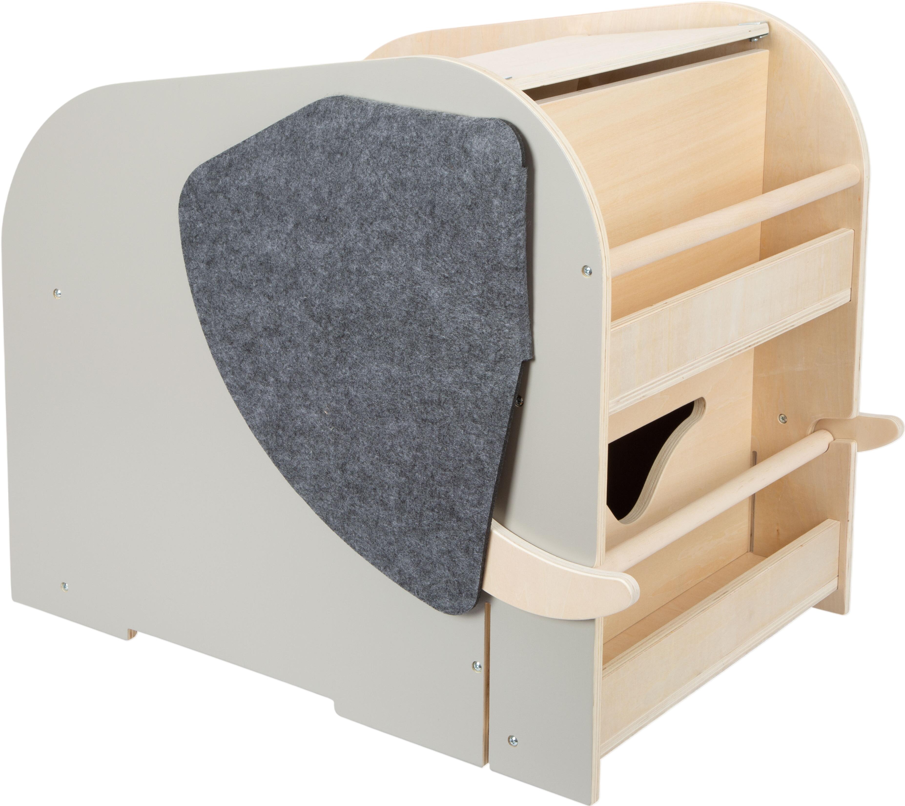 Small Foot Spielzeugbox mit Sitz und Rollen Elefant Wildlife (12423)