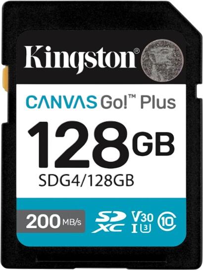 Kingston Canvas Go! Plus Gen4 SDXC 128GB (SDG4/128GB)