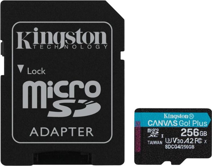 Kingston Canvas Go! Plus Gen4 microSDXC 256GB Kit (SDCG4/256GB)