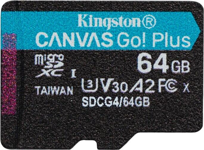 Kingston Canvas Go! Plus Gen4 microSDXC 64GB (SDCG4/64GBSP) Kingston Canvas Go! Plus Gen4 microSDXC 64GB (SDCG4/64GBSP)