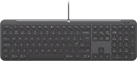 Logitech K620 Signature Slim Wired for Business UK