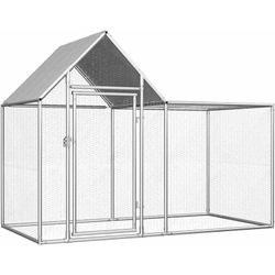 vidaXL Hühnerstall Verzinkter Stahl 2 x 1 x 1,5 m (144553) vidaXL Hühnerstall Verzinkter Stahl 2 x 1 x 1,5 m (144553)