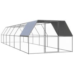 vidaXL Outdoor-Hühnerkäfig Verzinkter Stahl 3 x 12 x 2 m (3089328) vidaXL Outdoor-Hühnerkäfig Verzinkter Stahl 3 x 12 x 2 m (3089328)