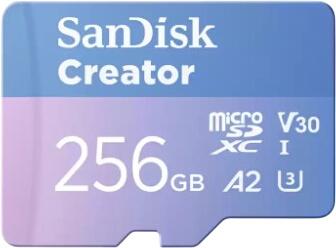 SanDisk Creator microSDXC 256GB Kit (SDSQXAV-256G-GN6MS)