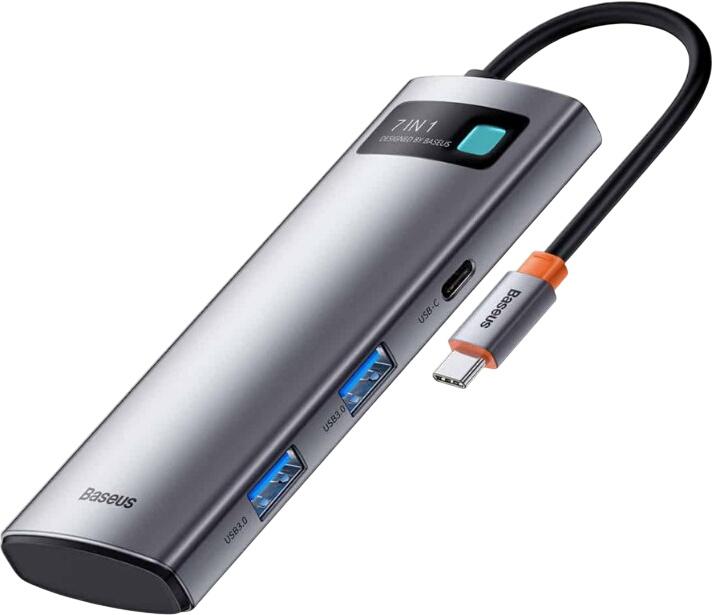 Baseus 7-in-1 Metal Gleam USB-C Dock (WKWG020113)