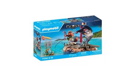 Playmobil Pirates - Schatzbergung auf Piratenfloss (71794)