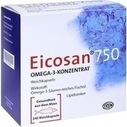 Med Pharma Service EICOSAN 750 OMEGA-3-KONZEN, 240 Kps. (N3) 750 mg