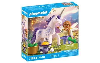 Playmobil Magic Unicorns - Sammeleinhorn Glückslavendel mit Fee (71843)