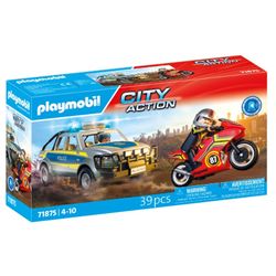 Playmobil City Action - Verfolgungsjagd mit Polizei Pick-Up (71875)