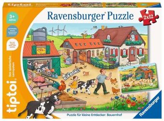 Ravensburger tiptoi Puzzle für kleine Entdecker: Bauernhof (00136)