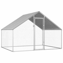 vidaXL Outdoor-Hühnerkäfig  Verzinkter Stahl 2,75 x 2 x 1,92 m (170788)