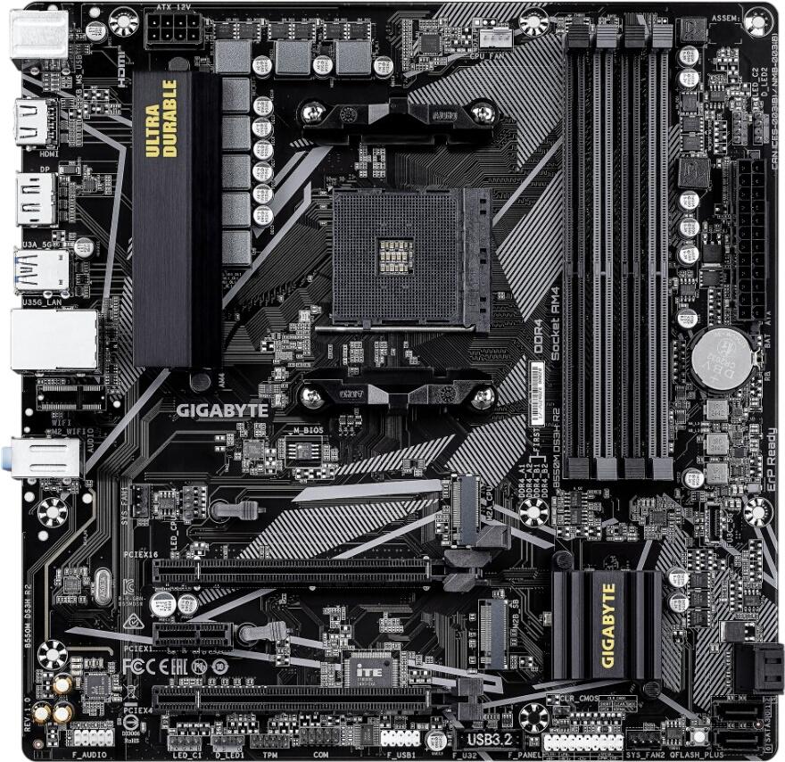 GIGABYTE B550M DS3H R2