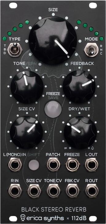 Erica Synths Black Stereo Reverb