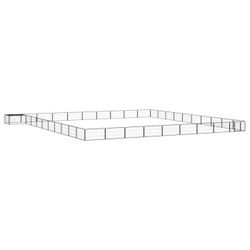 vidaXL Hundelaufstall Stahl Pulverbeschichtet 40-tlg. 1000 x 1000 x 50 cm (3115984)
