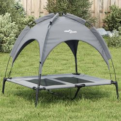vidaXL Hundeliege mit Dach 92 x 77 cm (172594)