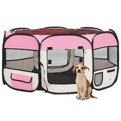 vidaXL Faltbarer Welpenlaufstall mit Tragetasche 145 x 145 x 61 cm (171012) vidaXL Faltbarer Welpenlaufstall mit Tragetasche 145 x 145 x 61 cm (171012)