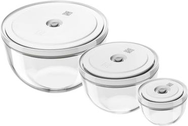 Zwilling Fresh & Save Bowls Schüssel Set S/M/L 3-tlg. Glas