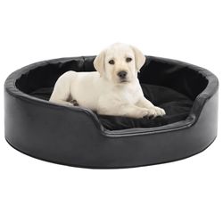 vidaXL Hundebett Plüsch und Kunstleder 69 x 59 x 19 cm (171261)