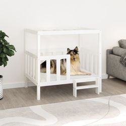 vidaXL Hundebett Massivholz Kiefer 105,5 x 83,5 x100 cm (822388)