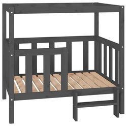 vidaXL Hundebett Massivholz Kiefer 105,5 x 83,5 x100 cm (822389)