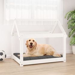vidaXL Hundebett Massivholz Kiefer 81 x 60 x 70 cm (822208)