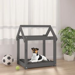 vidaXL Hundebett Massivholz Kiefer 61 x 50 x 70 cm (822199)