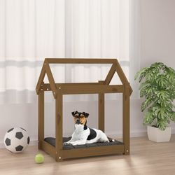 vidaXL Hundebett Massivholz Kiefer 61 x 50 x 70 cm (822200)