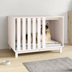 vidaXL Hundehütte Massivholz Kiefer 100 x 70 x 72 cm (822492)